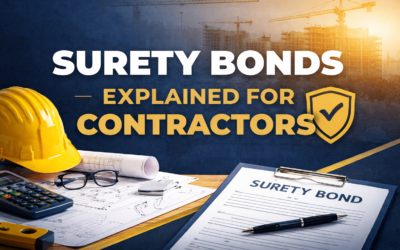 Surety Bonds Explained for Contractors Who Need to Qualify and Win Work